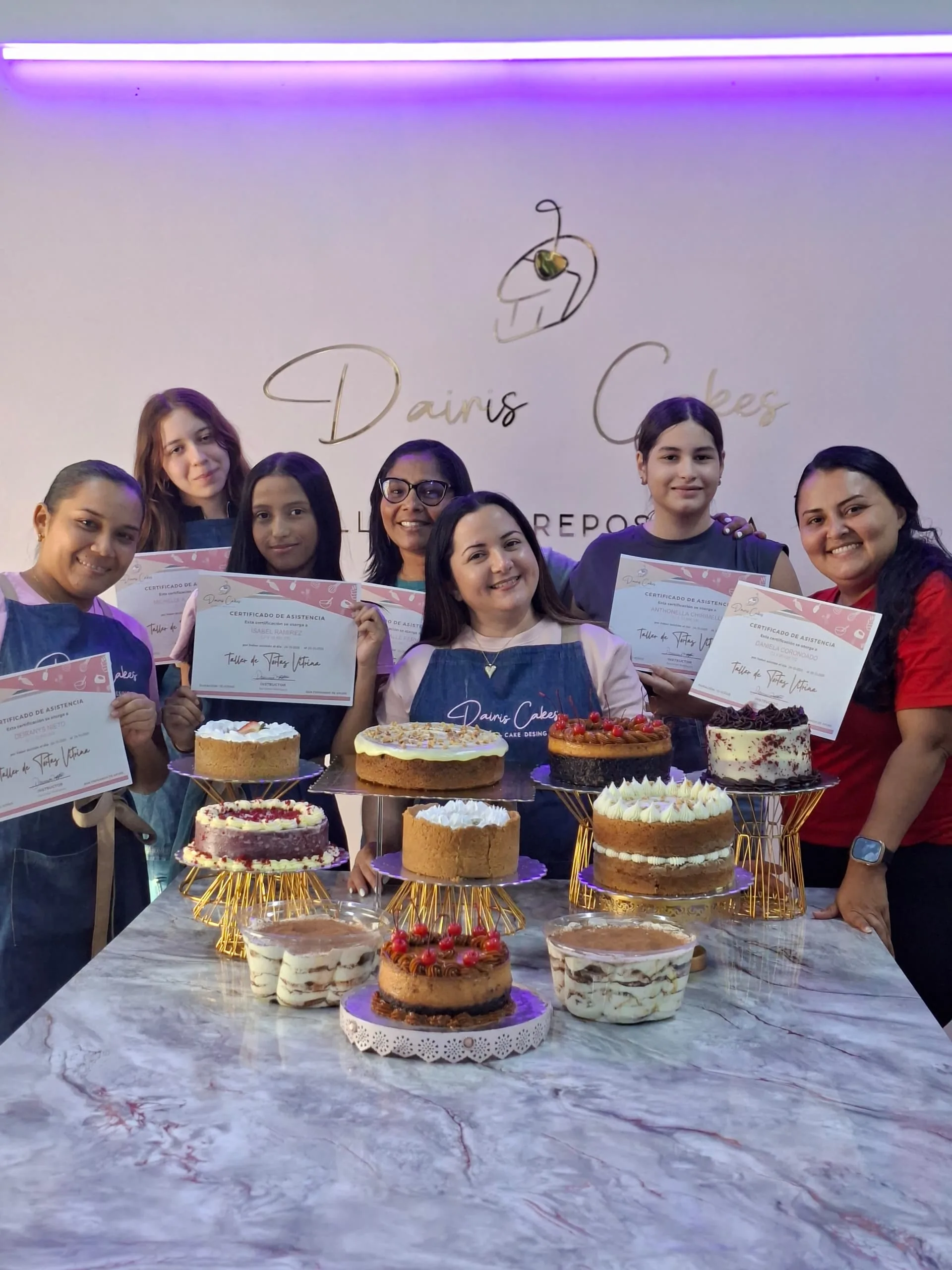 Foto del taller «Tortas de Vitrinas: red velvet, tiramisú y más»
