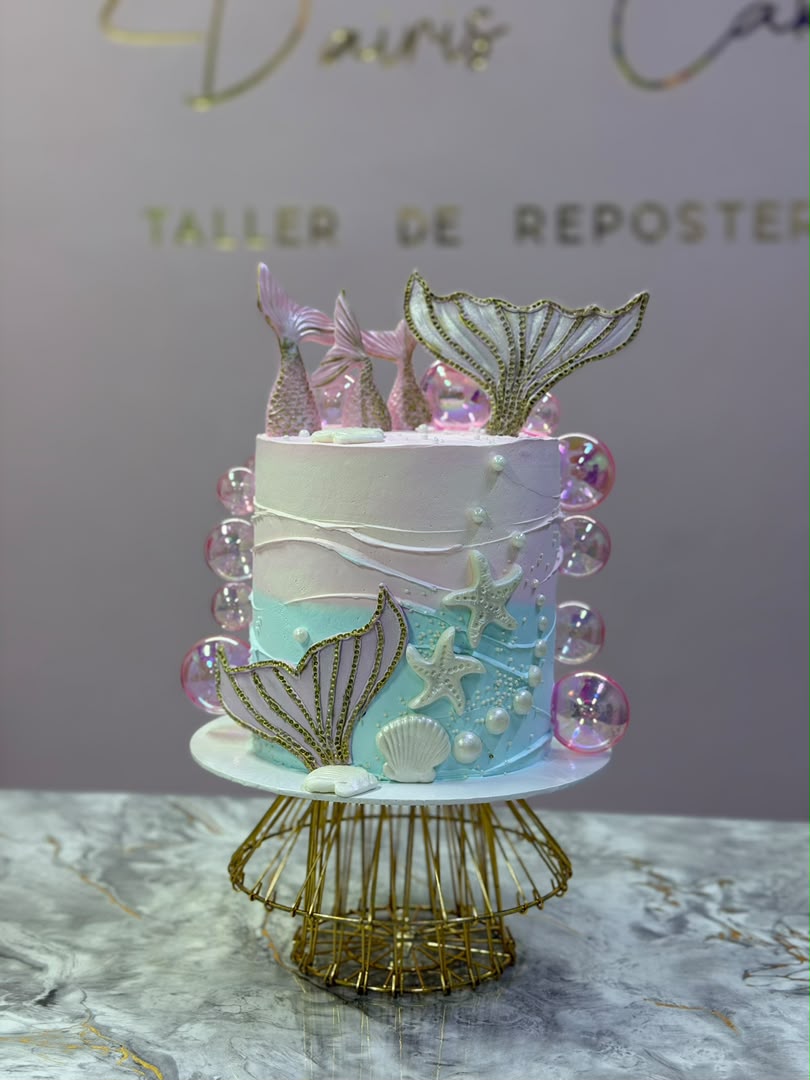 Pastel de sirena