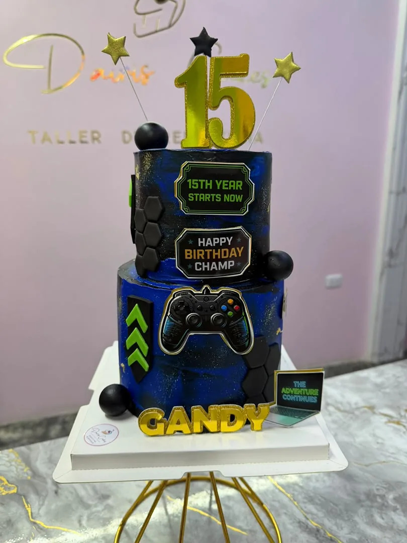 Torta de videojuegos para 15 años